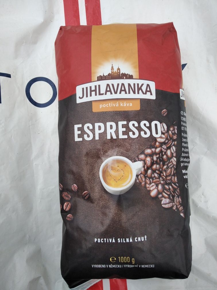 Кофе Jihlavanka в зёрнах espresso Чехия