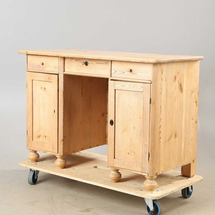 Biurko sosnowe, XIX/XX w.