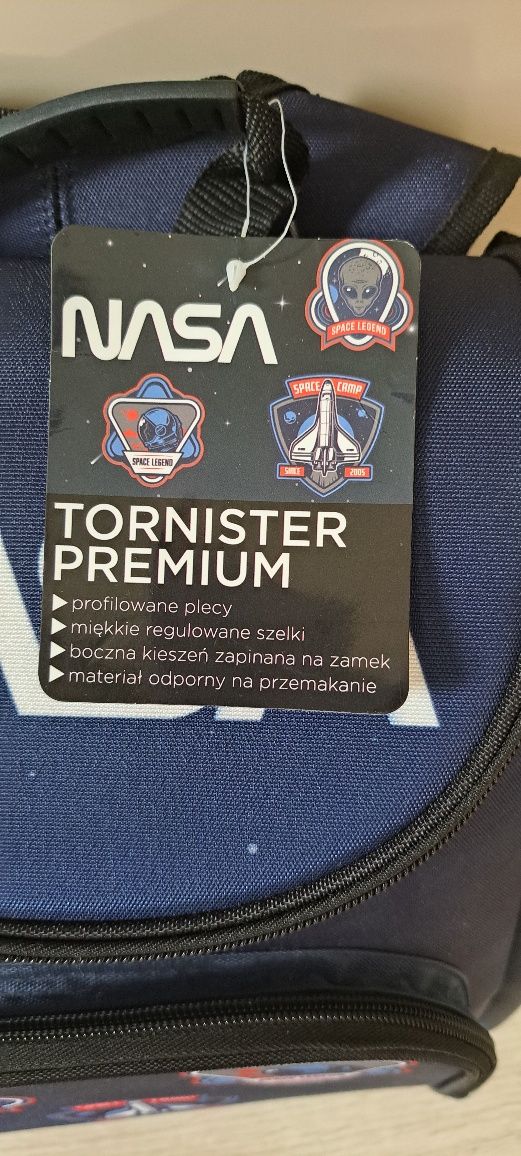 Tornister Nasa, nowy, usztywniany