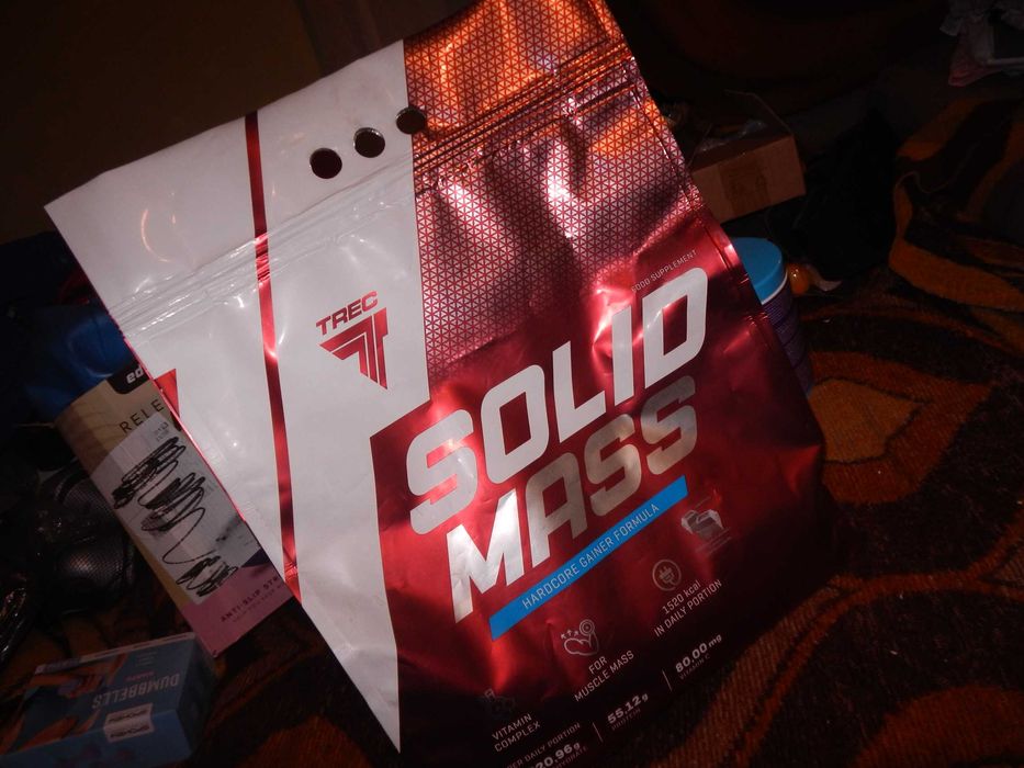 Wyprzedaż->TREC GAINER XXL 3000G SOLID MASS czekolada na masę ,białko!