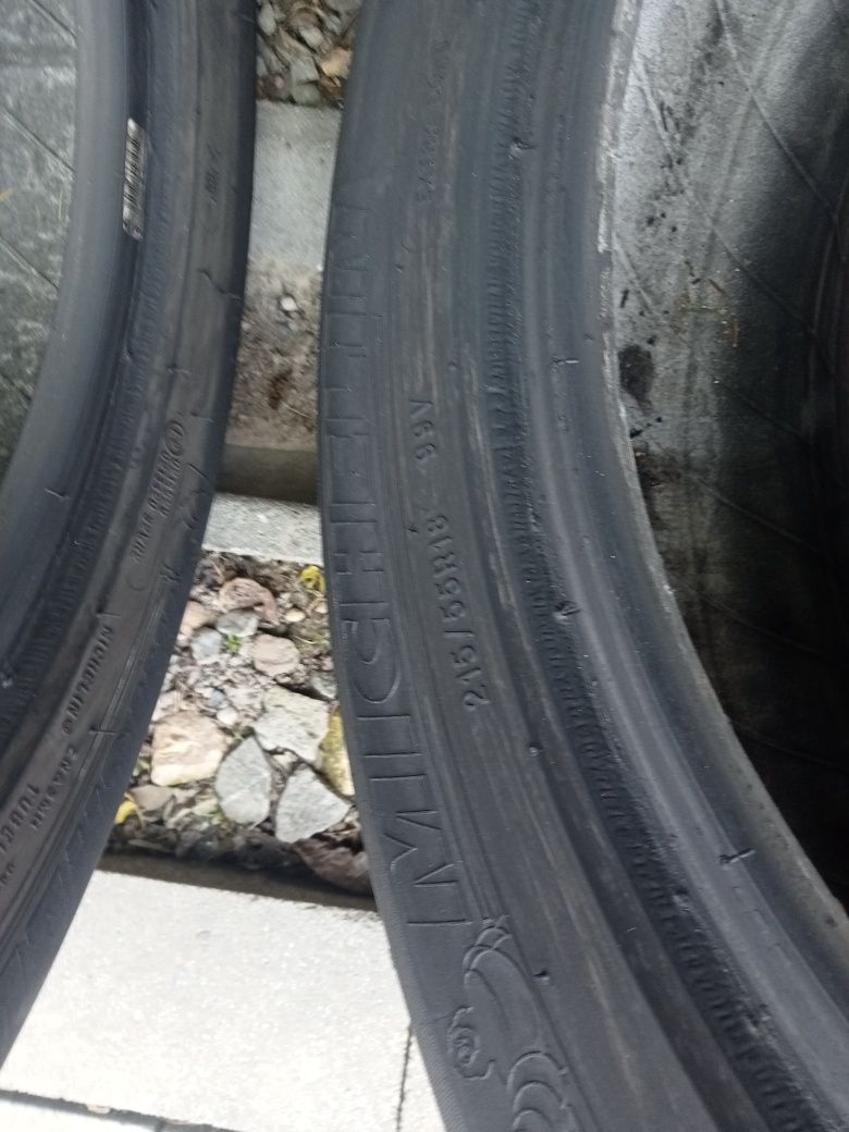 2x Opony Używane Letnie 215/55R18 Michelin