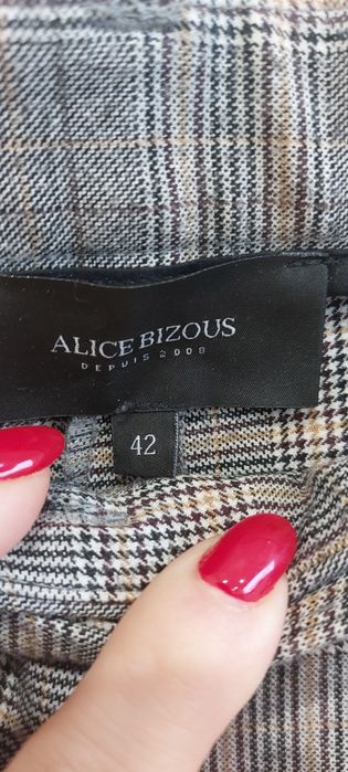 Spodnie w kratę rozm xl