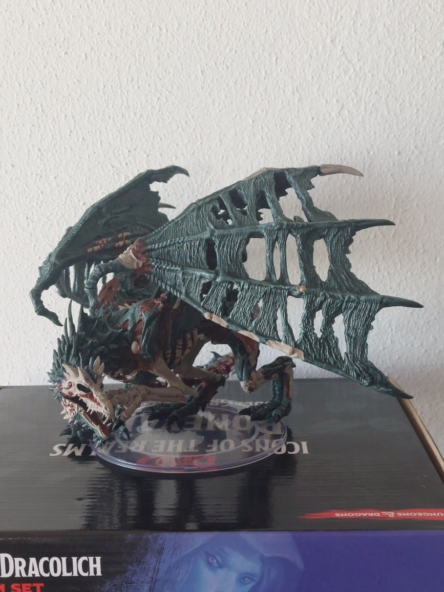 Wizkids Green Dracolich Premium Miniatura