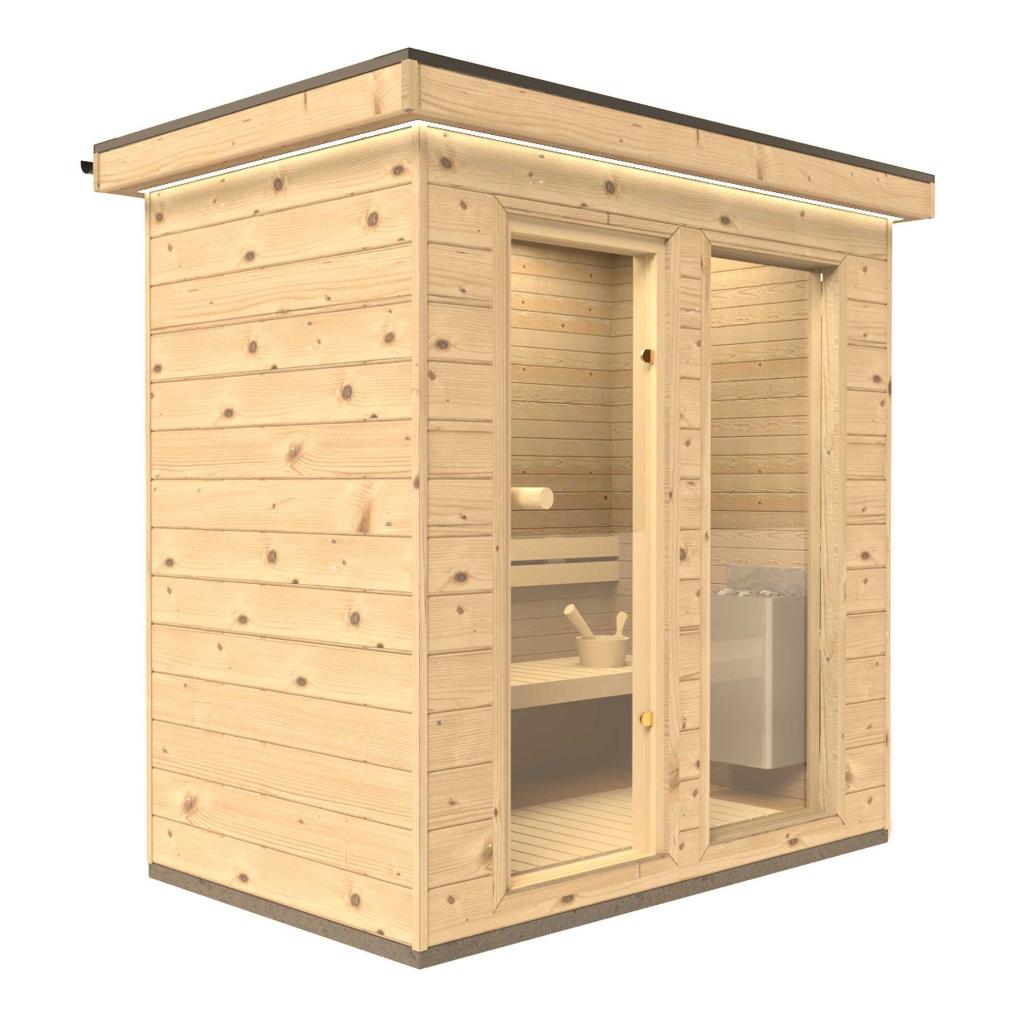 Sauna ogrodowa Mia 235 cm x 140 cm