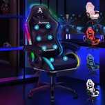 Fotel gamingowy ALFORDSON z 8-punktowym masażem,