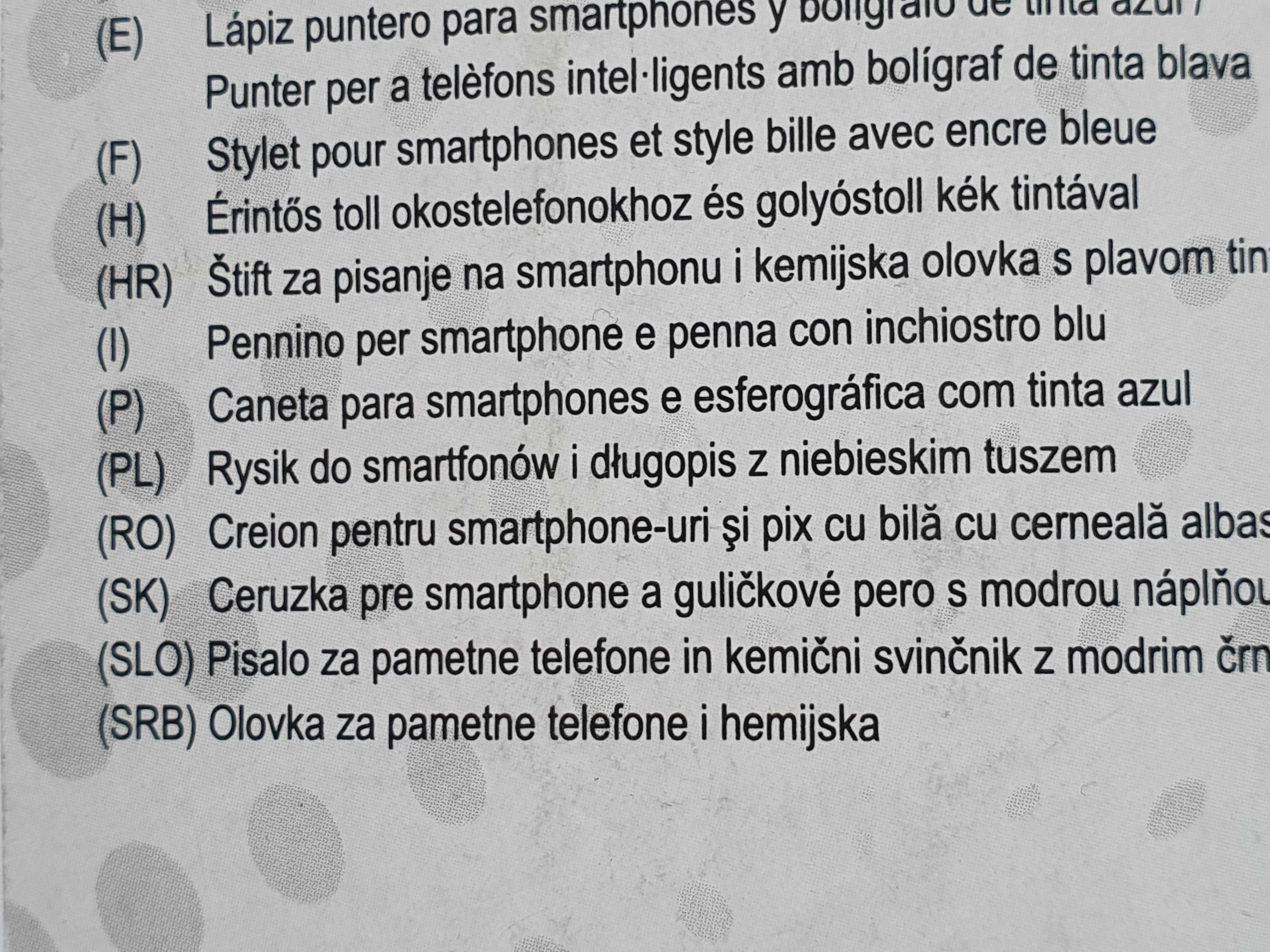 Długopis dotykowy 2 w 1 Rysik do smartfonów Touchpen OfficeLine Biały