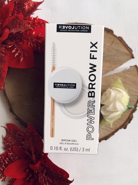 Revolution Power Brow Fix bezbarwny żel do brwi + szczoteczka