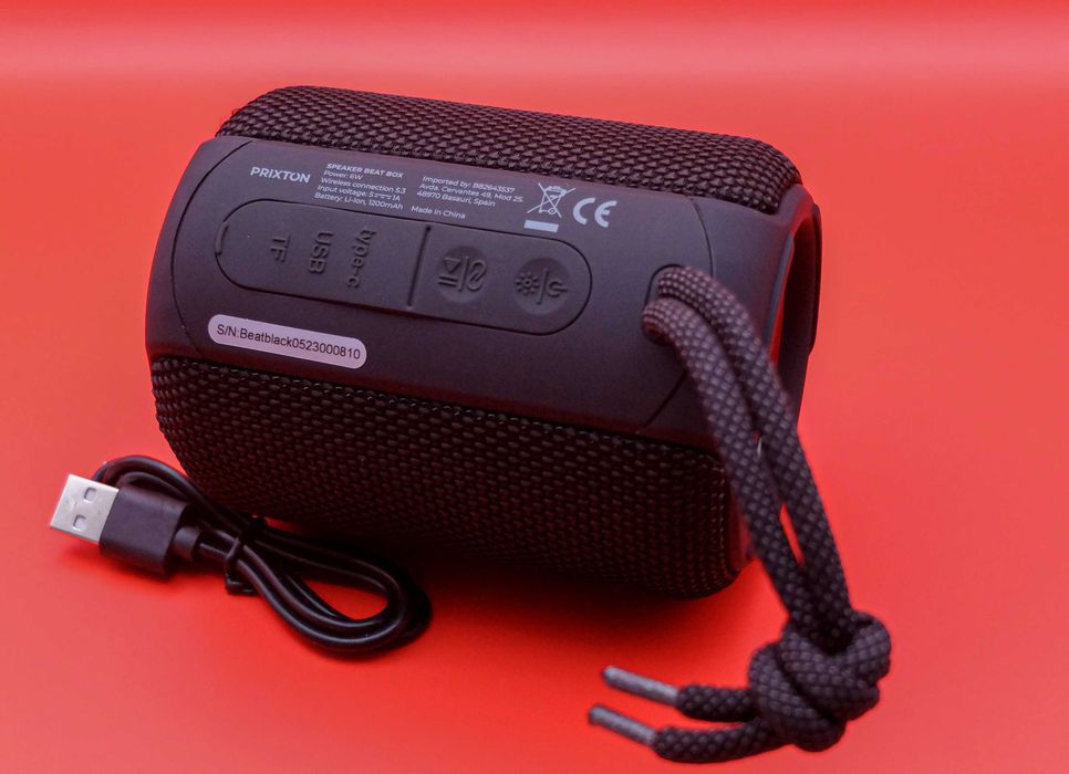 Coluna Portátil Prixton Beat Box Preto