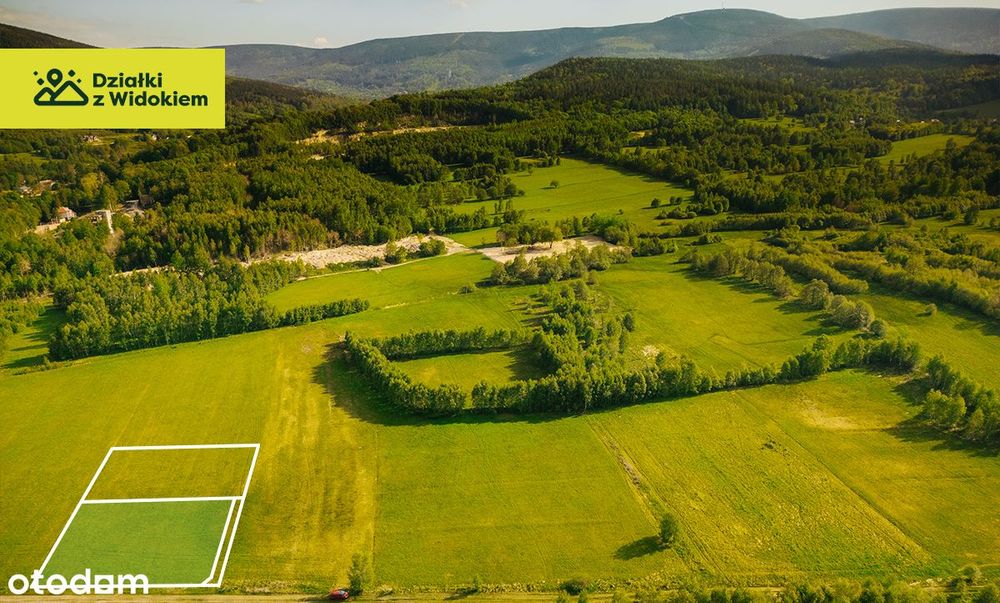 Orłowice -działka budowlana z widokiem na gondolę w Świeradowie Zdroju