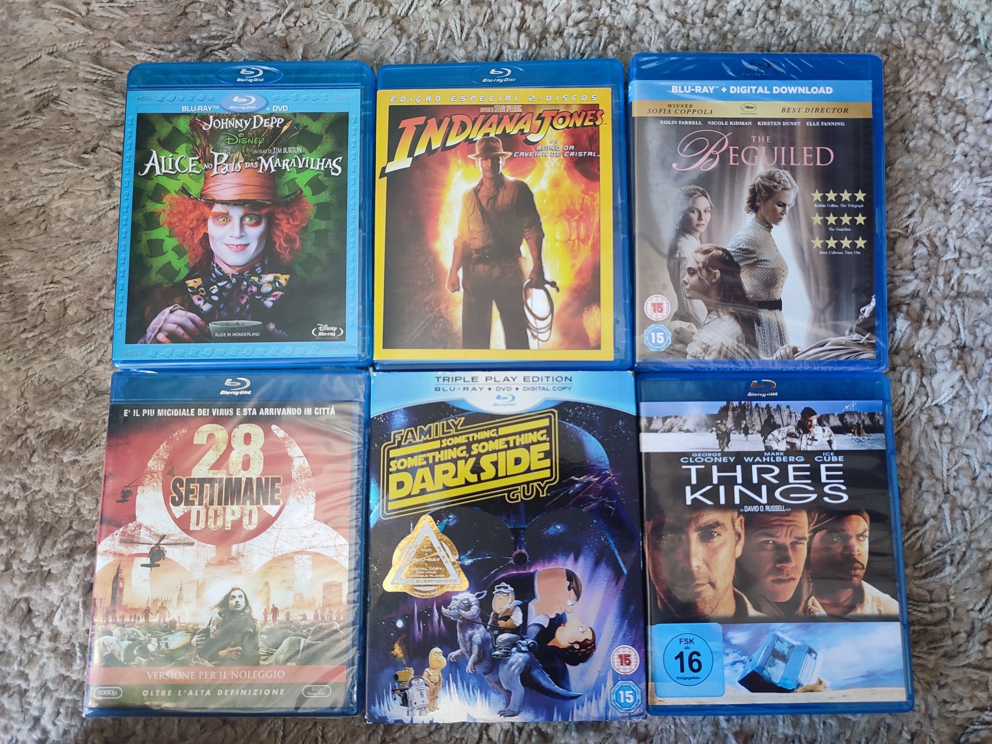 Vários filmes Blu-ray para venda