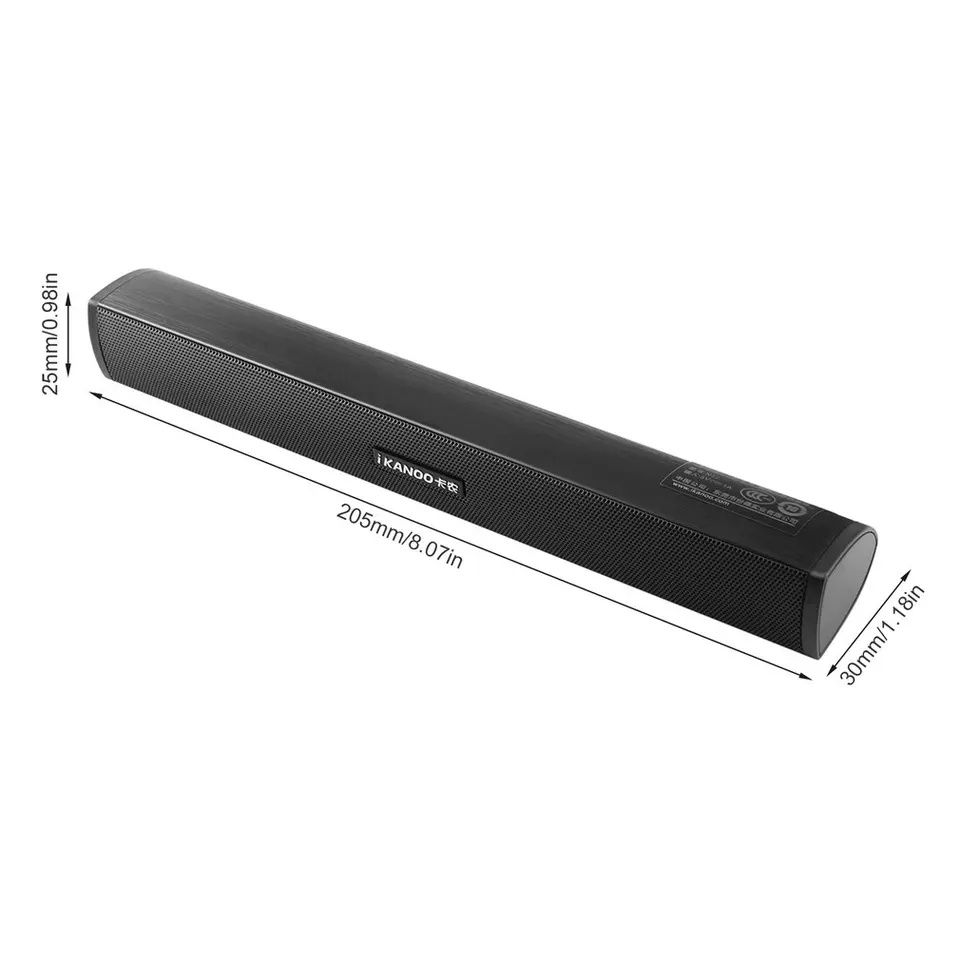 Głośnik mini Soundbar przenośny do laptopa PS4 USB