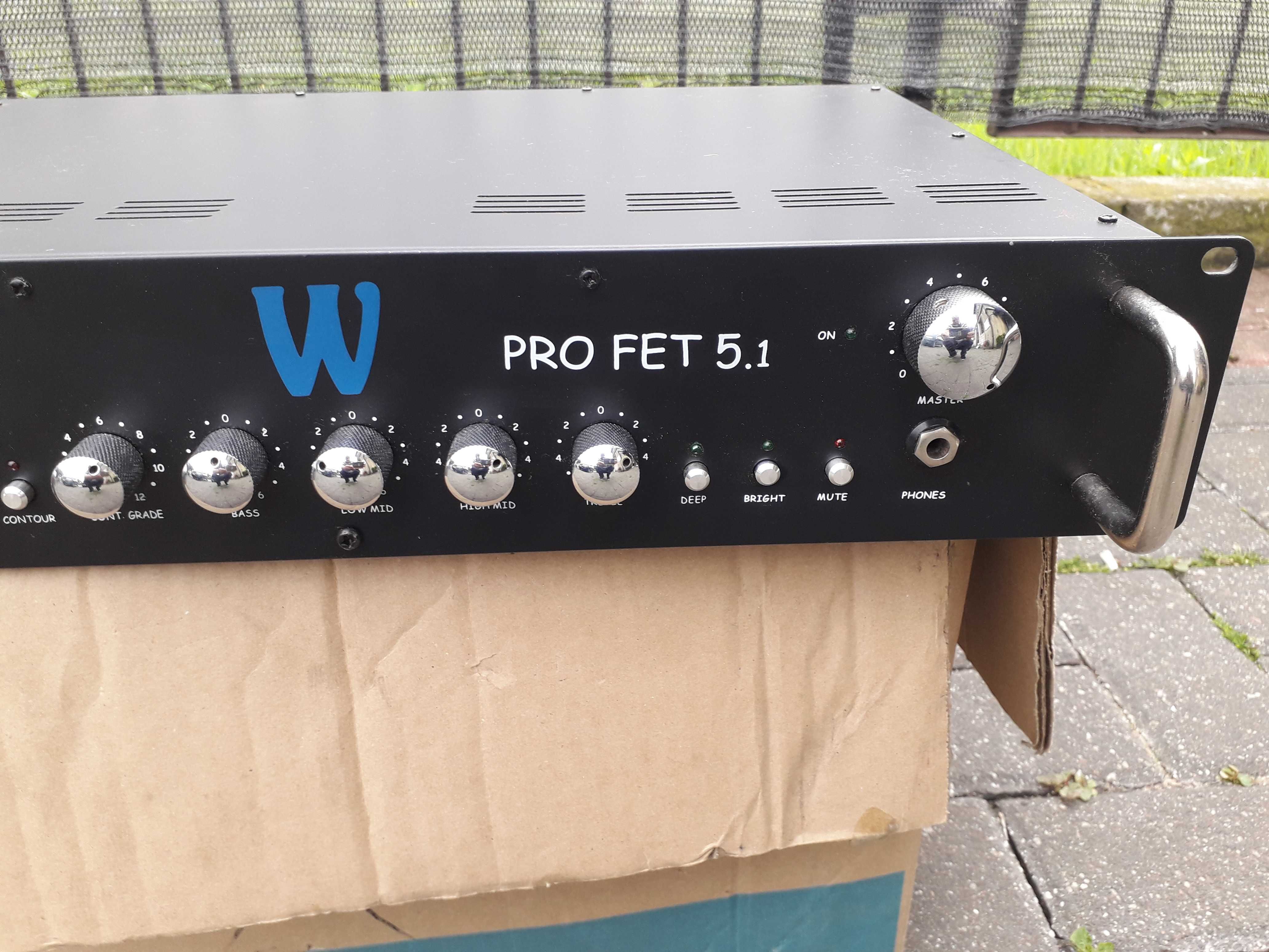 Wzmacniacz   czarny warwick pro fet 5.1