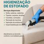 Limpeza profissional de estofados a domicilio