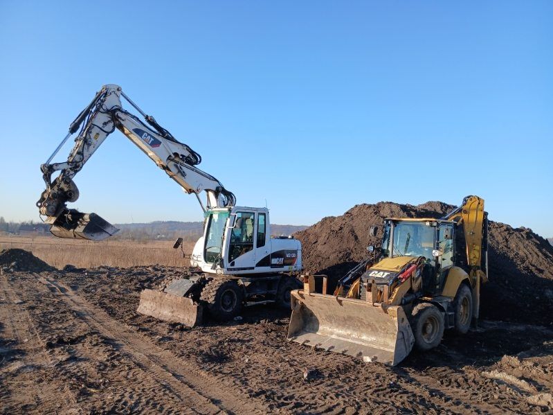 Usługi koparką, prace ziemne, roboty ziemne, koparka usługi wyburzenia