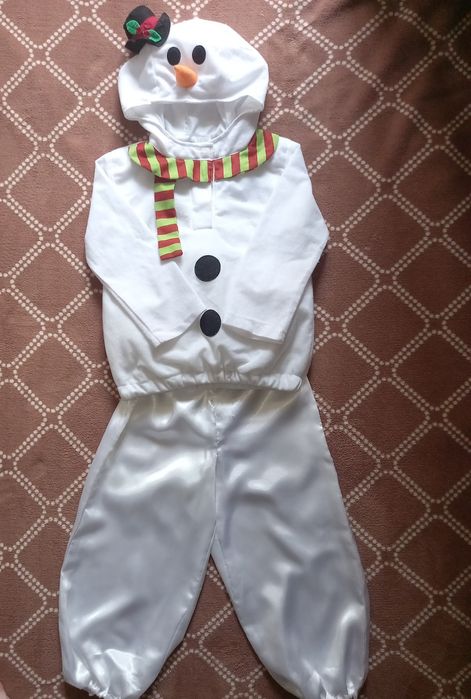 Карнавальний костюм на хлопчика на новорічне свято гном пряник пігвін