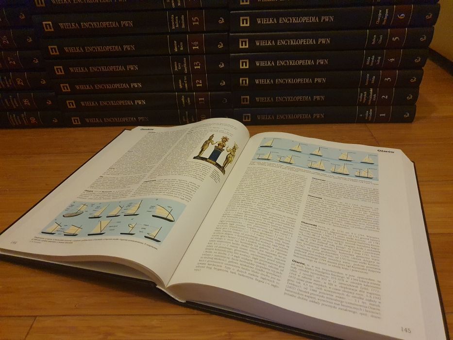 Wielka encyklopedia PWN kolekcja książek