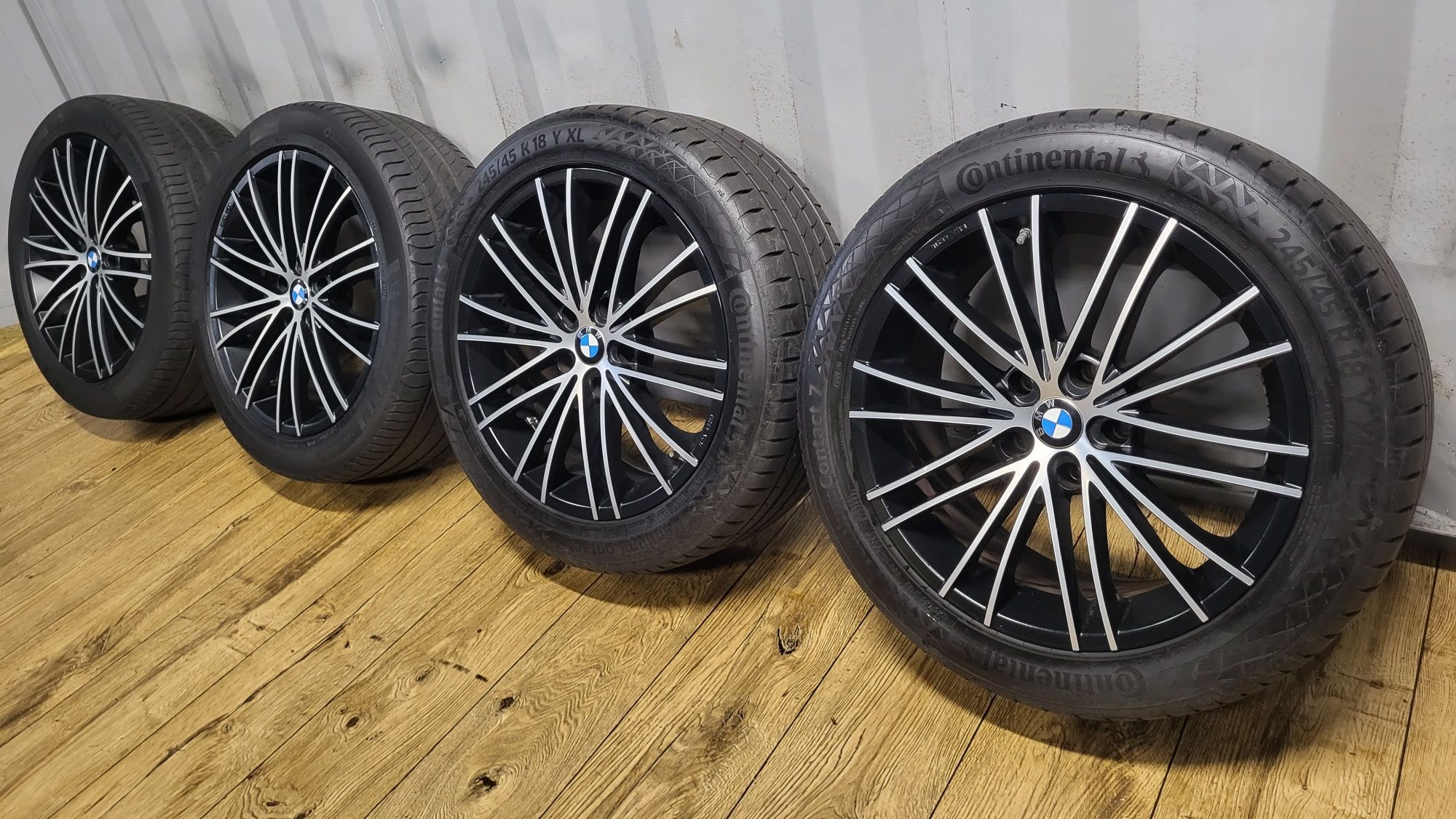 Felgi BMW 18" 5x120 z oponami 245/45 R18 5 F10 F11 E60 3 F30 F31 X1