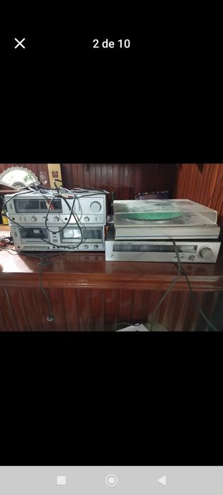 Rádios antigos e aparelhos musica