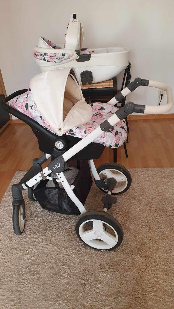 Wózek  BABYACTIVE Mommy peony 3w1