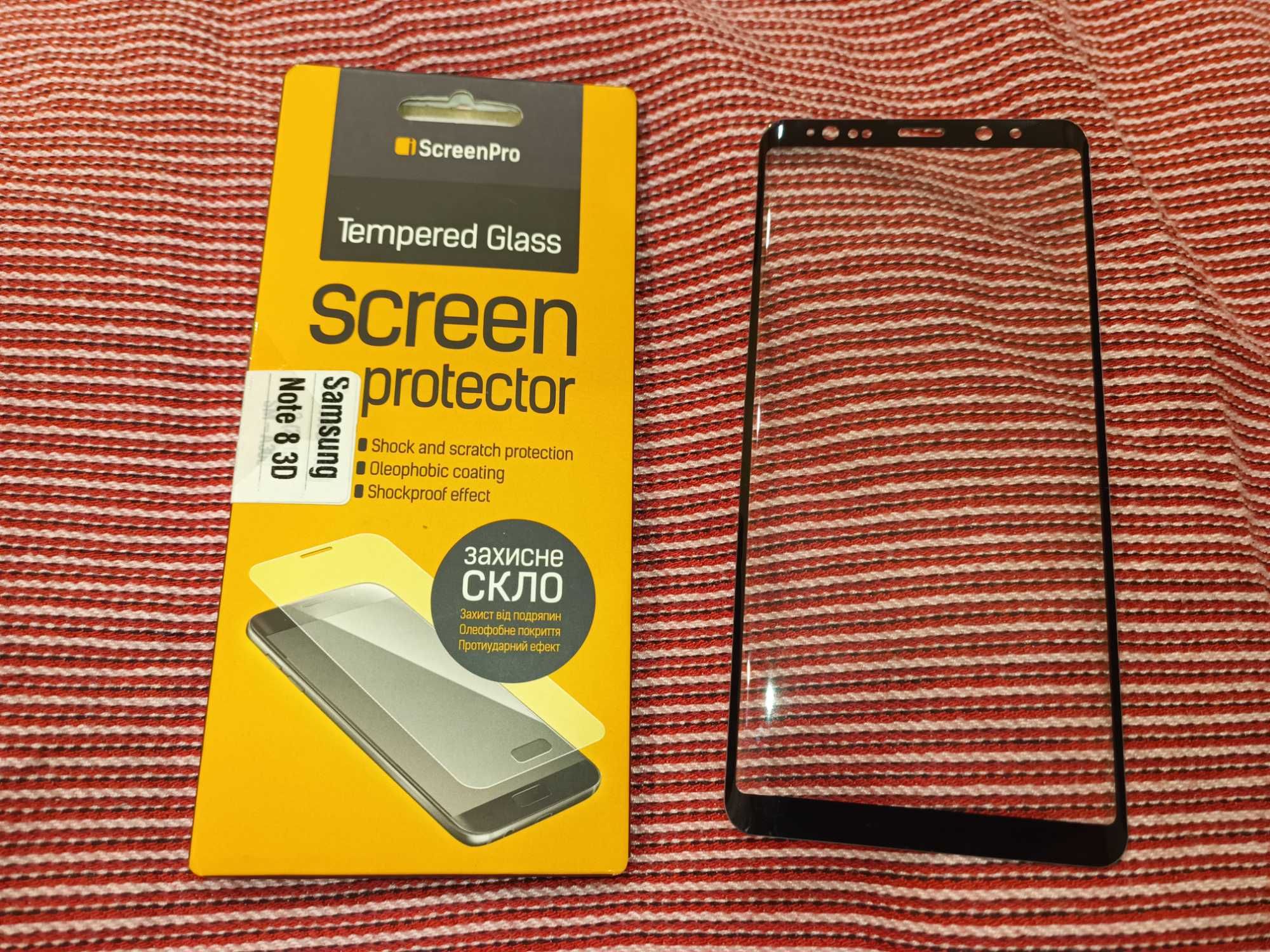 Защитное 3D стекло ScreenPro для Samsung Galaxy Note 8