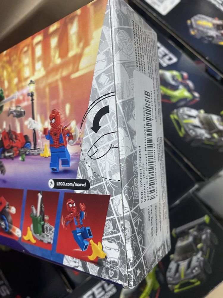 Lego 76275 -Pościg na motocyklu: Spider-Man vs. Doc Ock - NOWE!WYSYŁKA