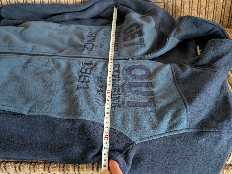 Светр 9th avenue M L фліс джемпер кардиган