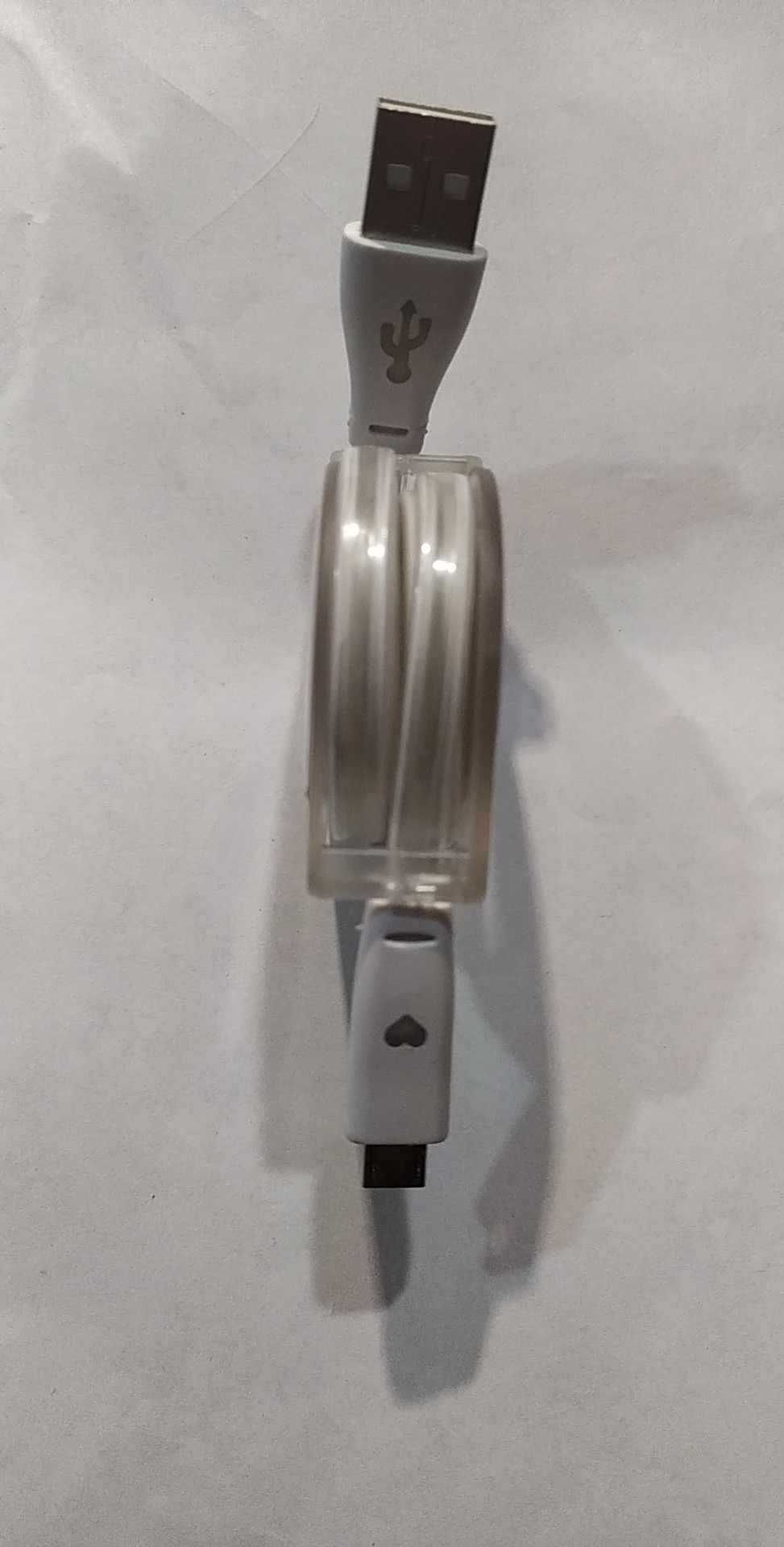 Kabel USB - Micro USB Regulowany WU-05 BIAŁY