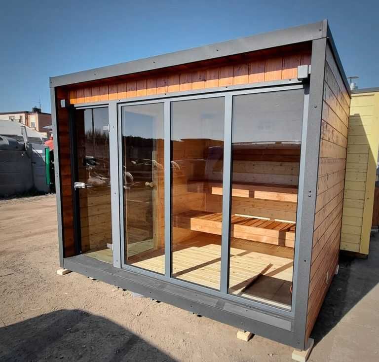 sauna ogrodowa - piec elektryczny - piec opalany drewnem - raty 0%