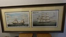 Reprodução Clipper ship e Northern Lights.