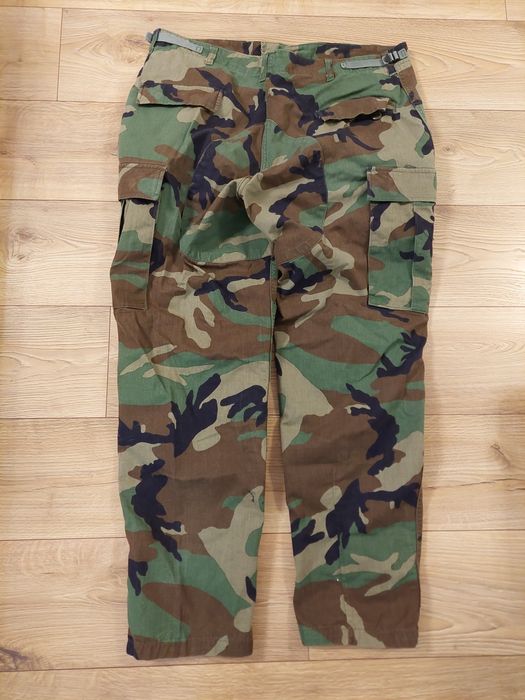 Spodnie BDU woodland US Army LR large regular twill kontraktowe