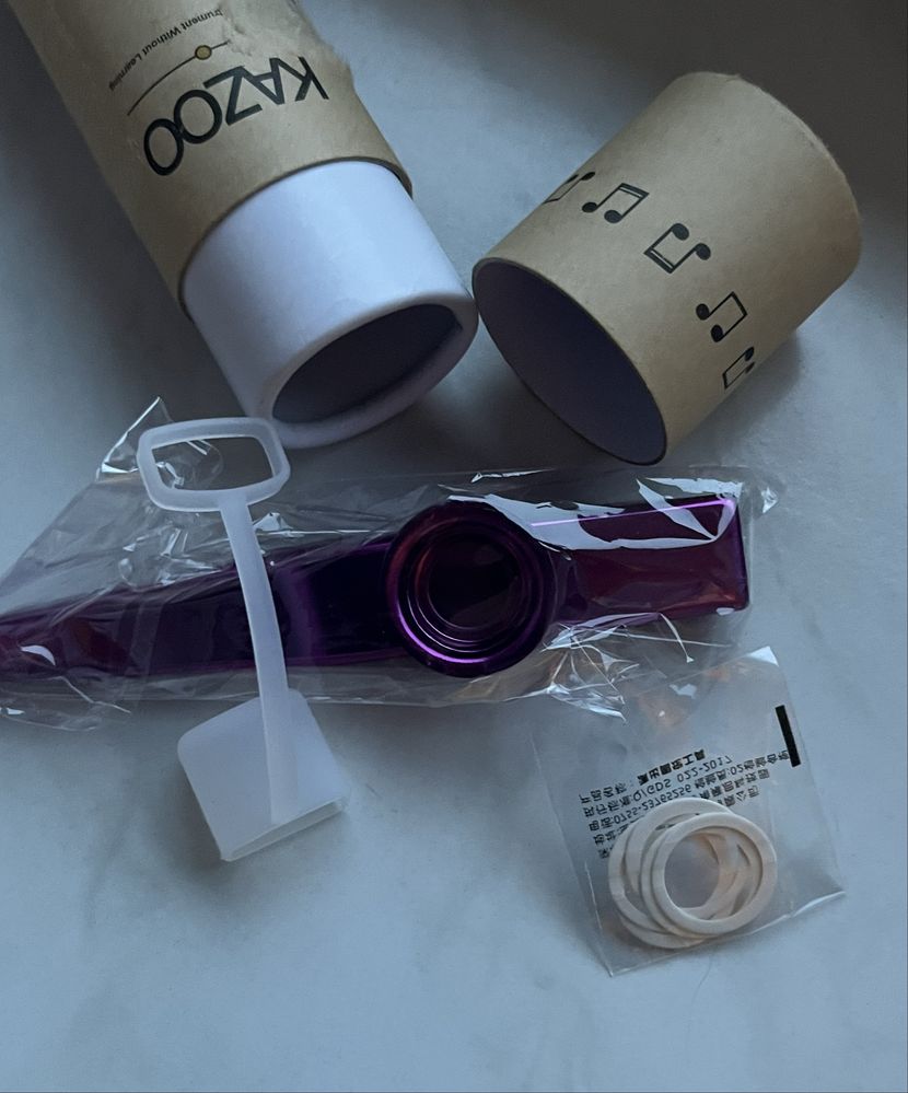 kazoo instrument metalowy