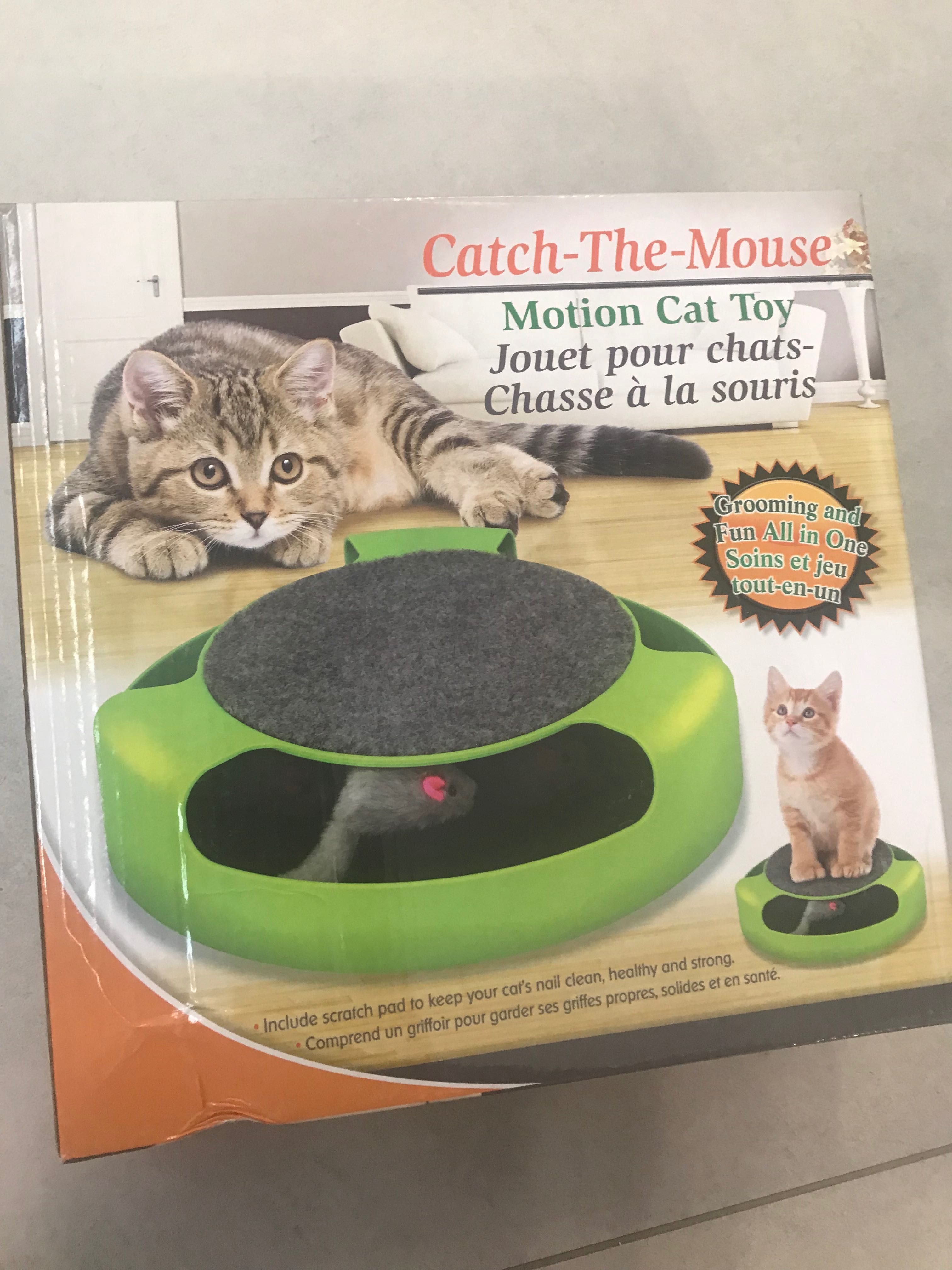 Zabawka dla kota kółko z myszka