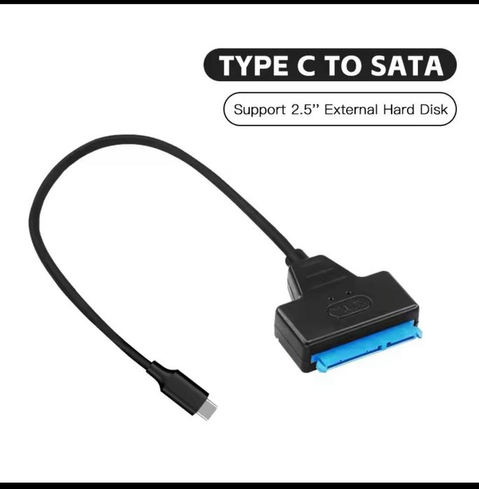 Адаптер Type-C на SATA | Підключення SSD / HDD до ноутбука та ПК