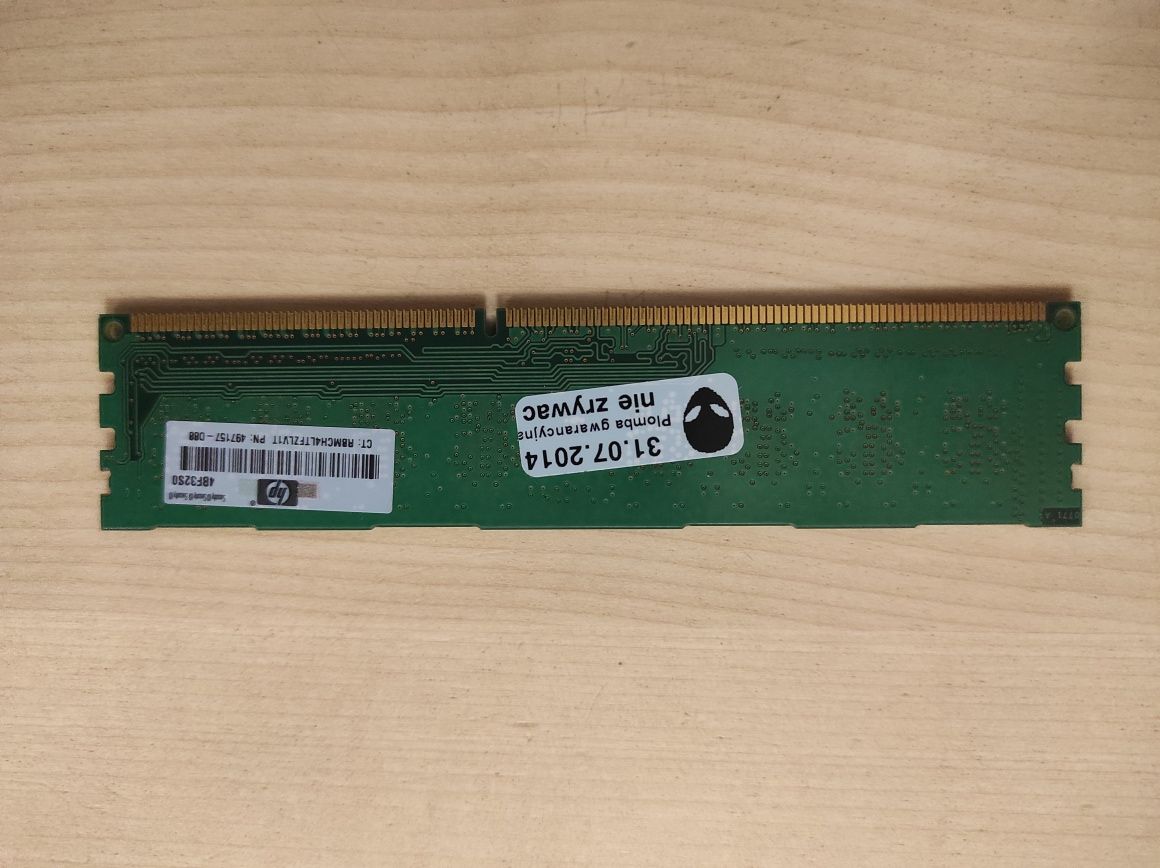 Pamięć RAM HP 1 x 1GB