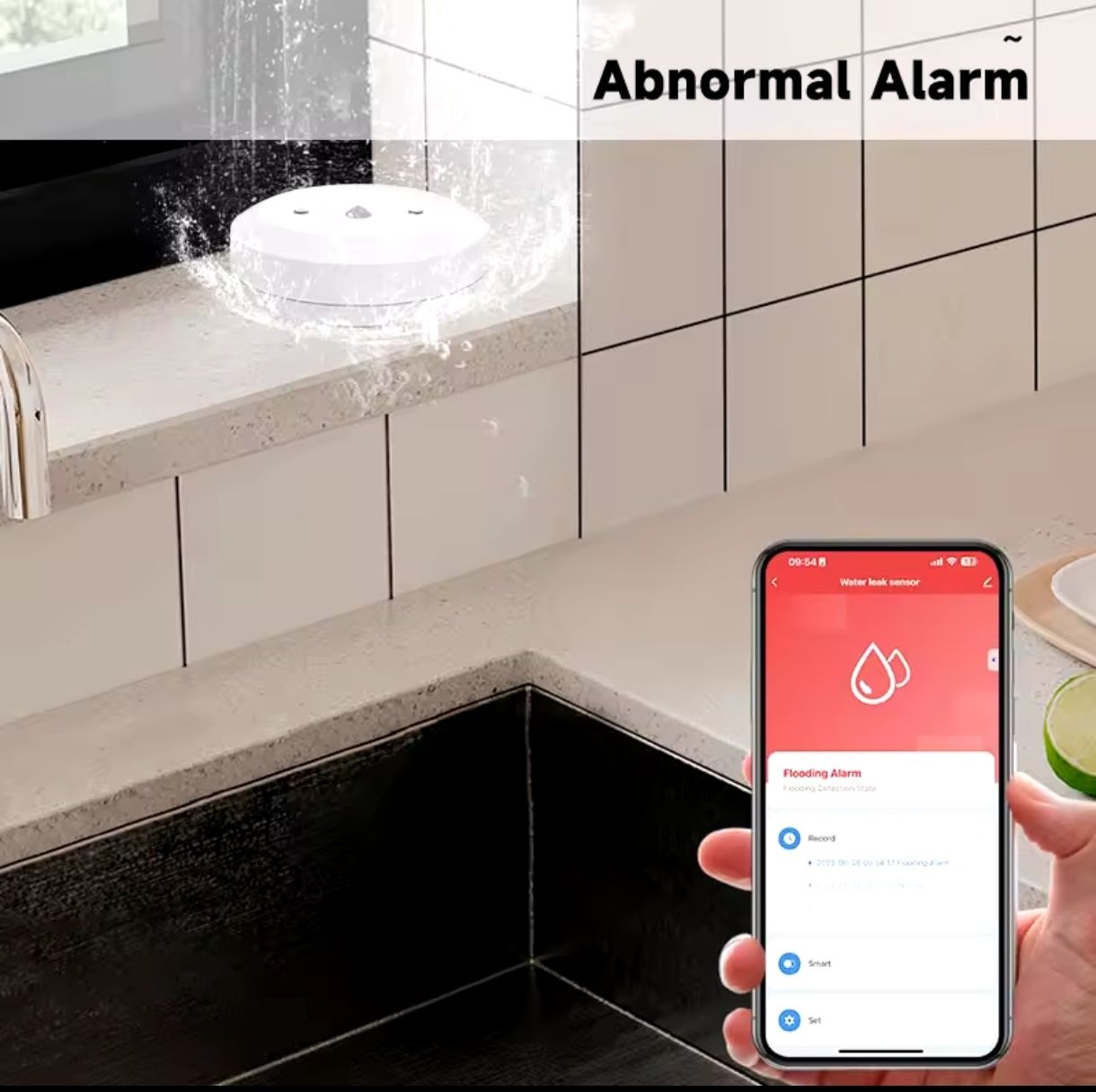 Czujnik zalania WiFi - Smart Home z Alarmem