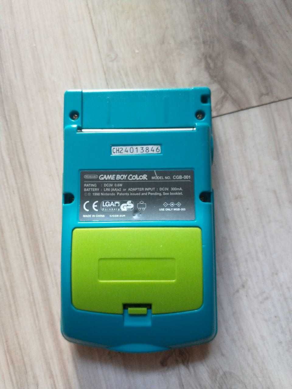 Game Boy Color teal oryginalny używany bdb stan