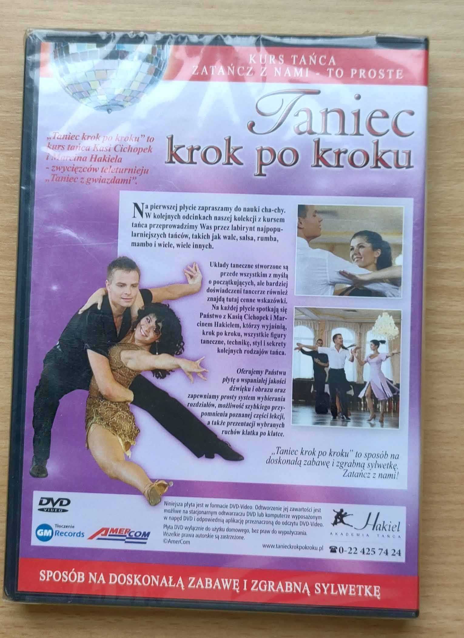 Kurs Taniec krok po kroku - Chacha - płytka DVD - Cichopek Hakiel