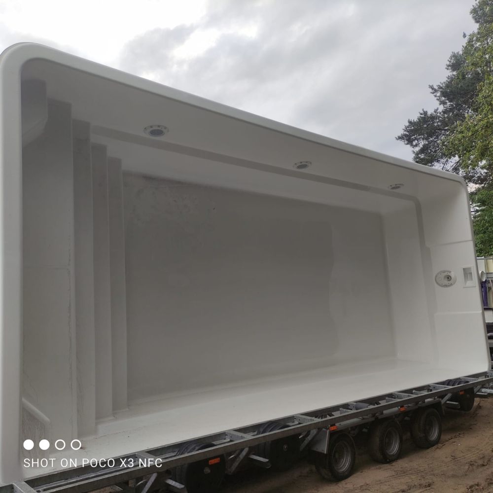 Basen ogrodowy budowa basenu 750x350x155