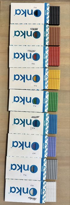 Маркування для кабелю 0,5х1,5 mm2 цифра (від 0 до 9) 400 шт/уп фото 2