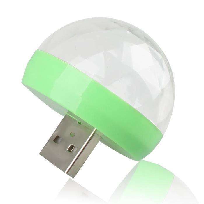 3W USB Mini luz RGB led disco party club DJ Android