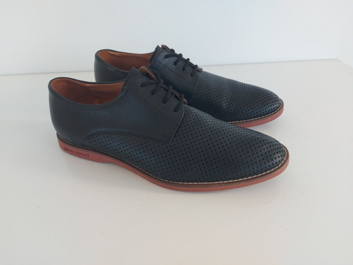 Buty męskie skórzane Gino Rossi w rozmiarze 42