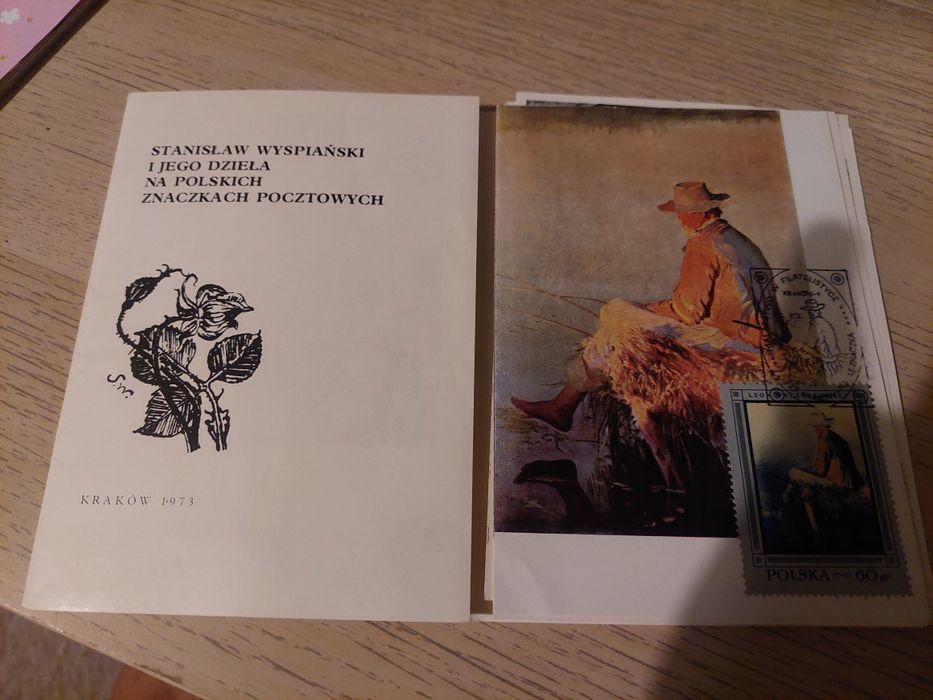 Stanisław wyspianski kartki znaczki pocztowe prl