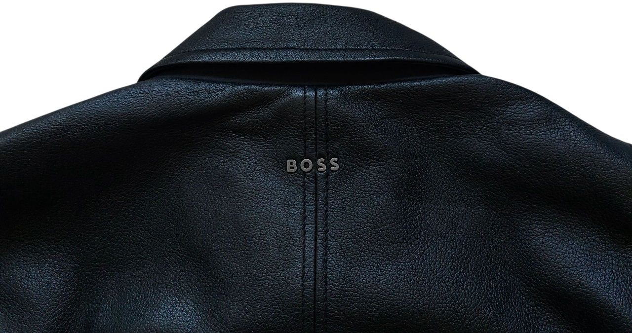 Hugo Boss nowa kurtka skórzana męska r. 48/M wieksza