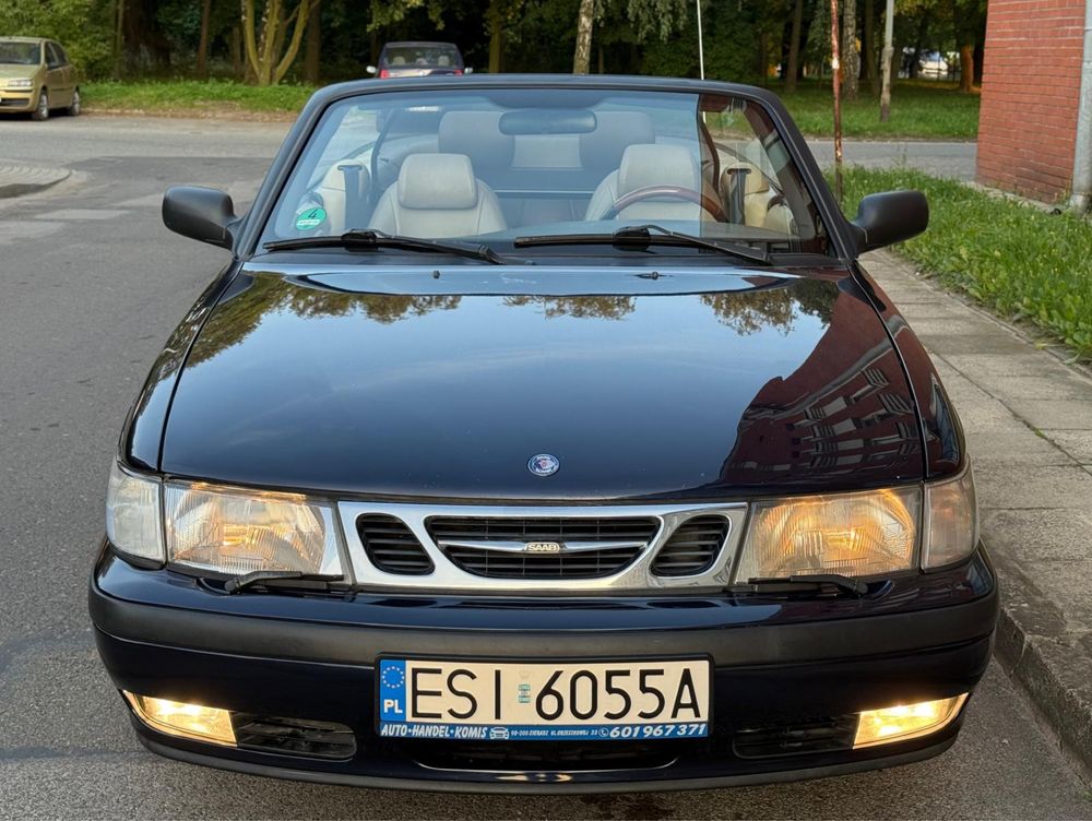 Saab 9-3 2.0 Benzyna Kabriolet Dobrze wyposażony