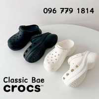 Crocs Classic Bae Clog Женские стильные кроксы на платформе 36-39р.