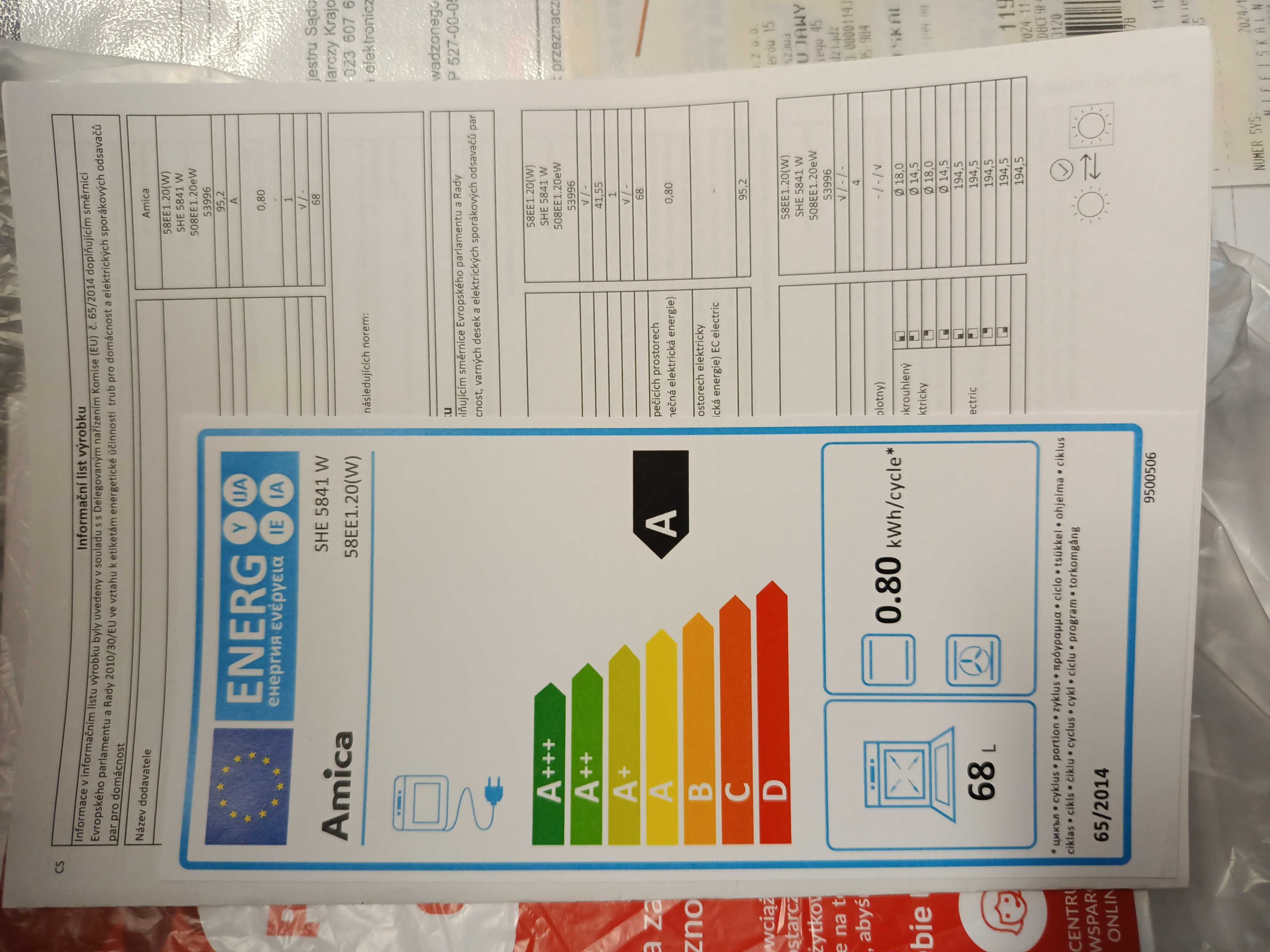 Kuchenka Elektryczna  Amica 58EE1.20 Nowa Gwarancja