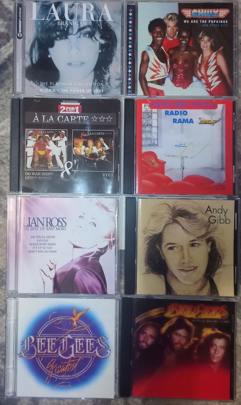 Smokie.Dee D.Jackson.Chilly.Ivan Cattaneo. Bee Gees.Erasure та інші CD