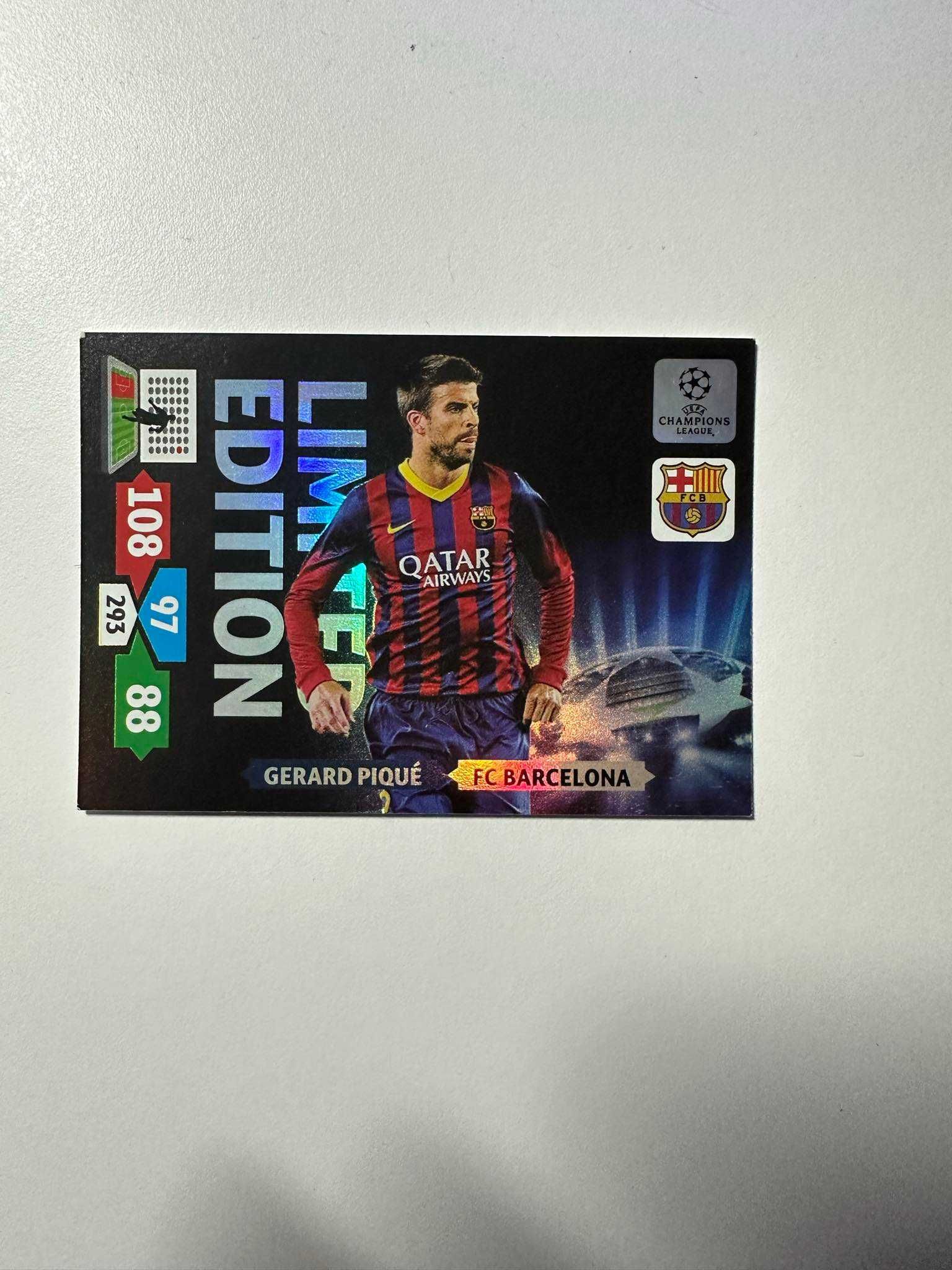 Karta Panini Gerard Pique 2013/2014.