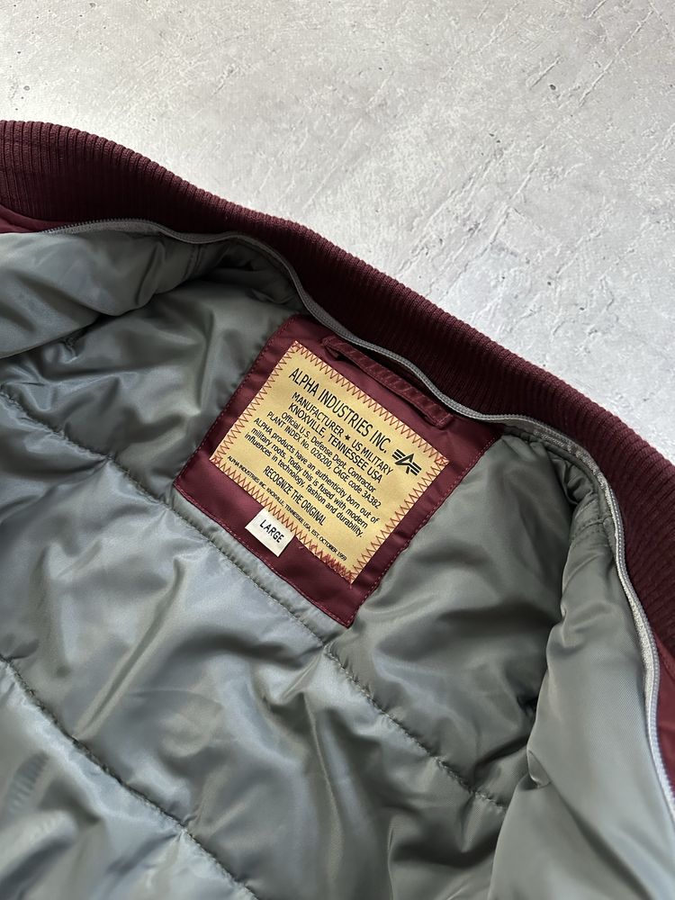 Alpha industries ma-1 pilot bomber jacket original бомбер куртка