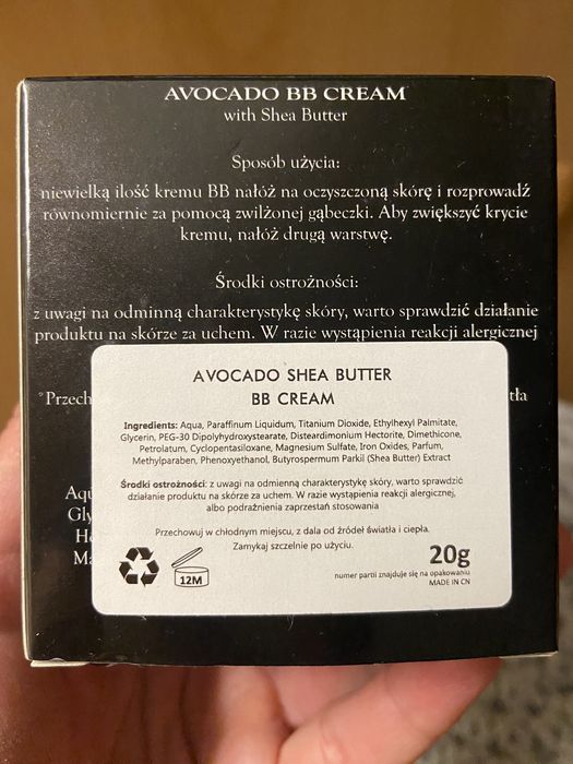 SERSANLOVE Avocado krem BB grzybek nr.30 nowy nieotwierany